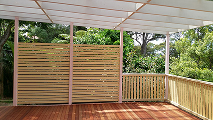 Pergola, privacy screen deck Frenchs-Forest